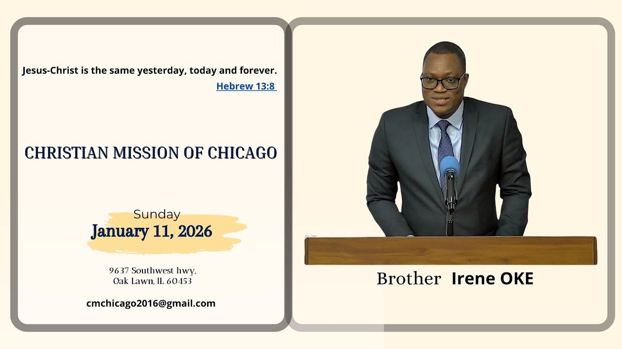 Brother Irene OKE: Sunday, January 11, 2026