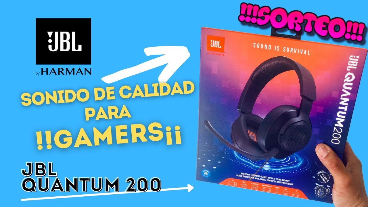 JBL QUANTUM 200 + SORTEO | UNBOXINGPLUS
