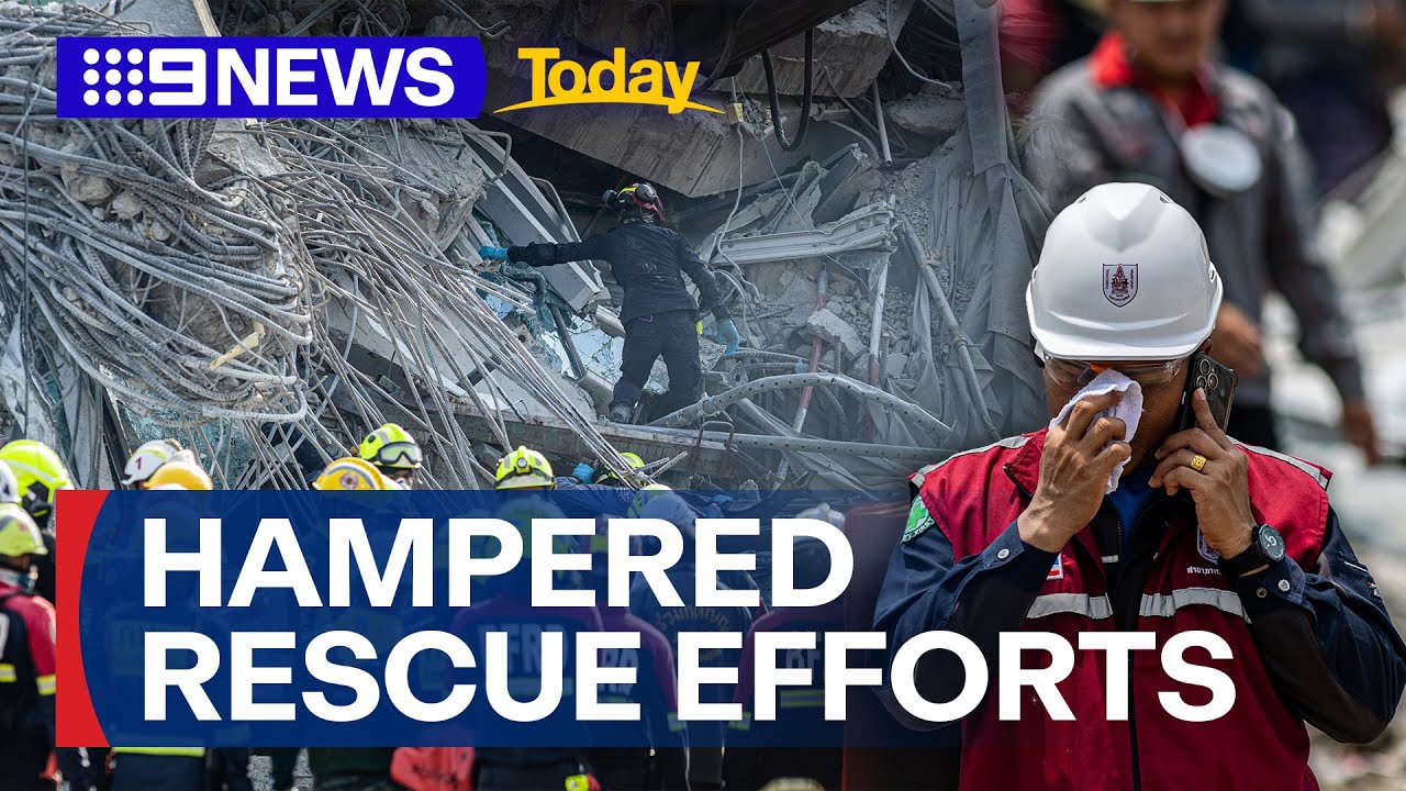 Myanmar rescue efforts hampered as death tolls rises | 9 News Australia