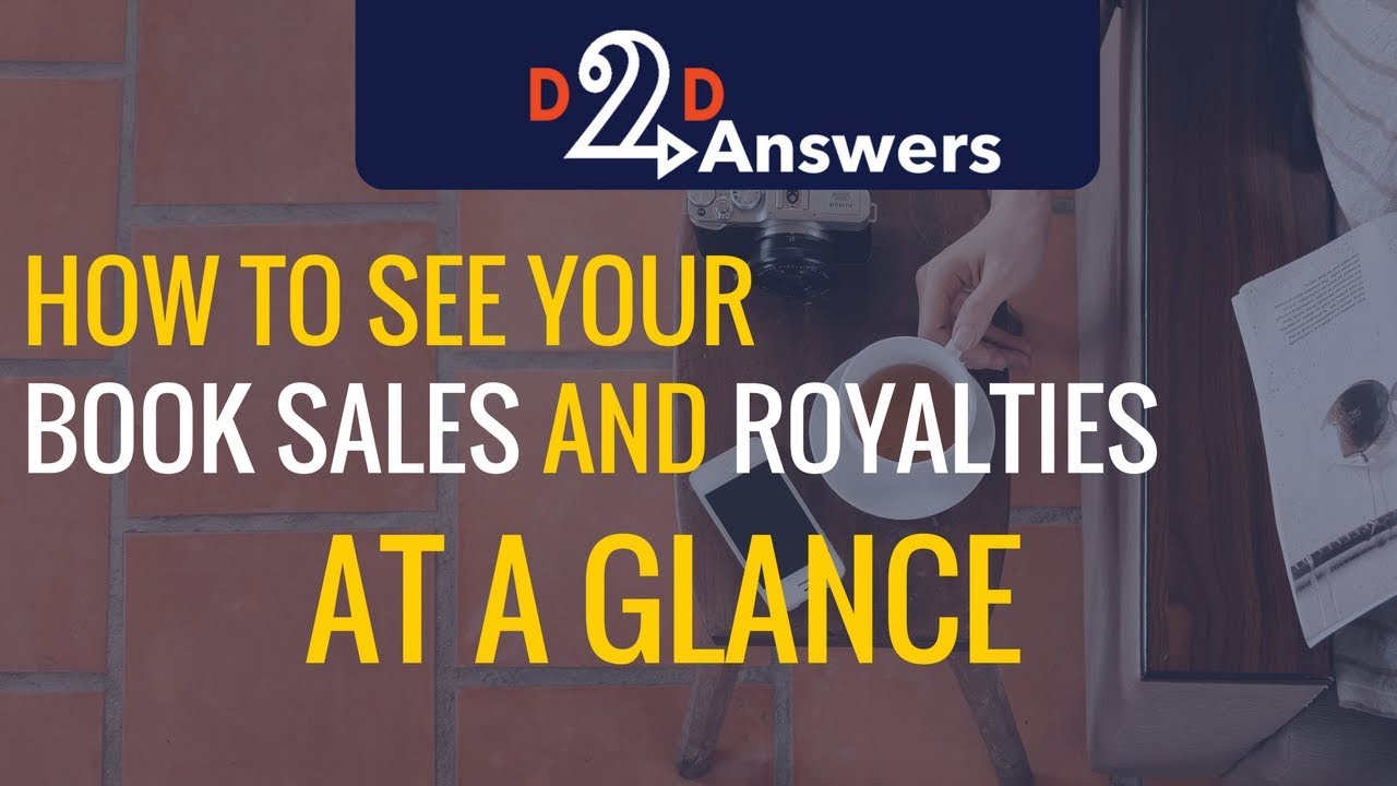 Checking Sales and Royalties At a Glance with Draft2Digital