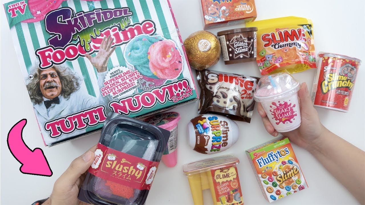 NUOVI SKIFIDOL FOOD SLIME serie 4! COME IL CIBO VERO!