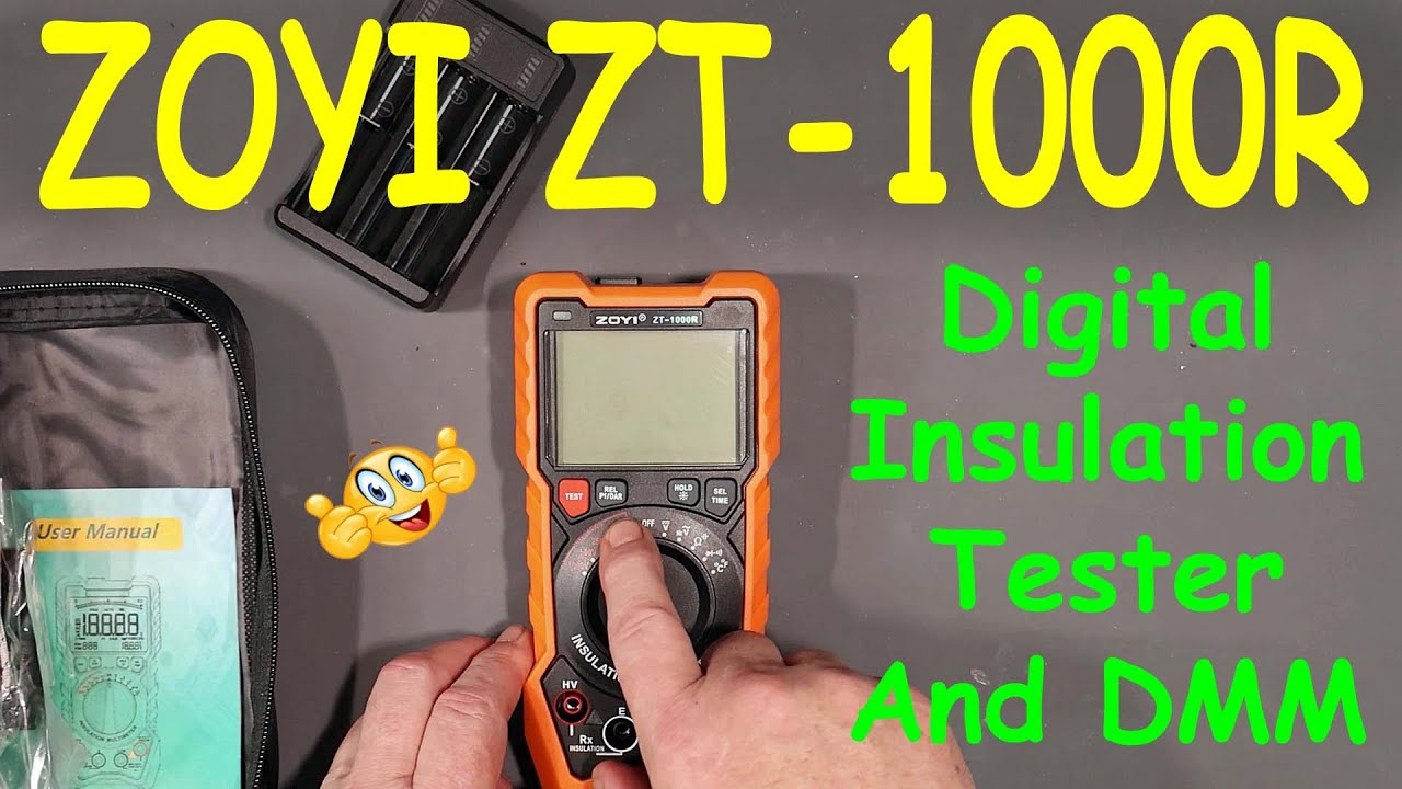 Uni-Byte 0287 - ZOYI ZT-1000R Digital INSULATION Tester and DMM.