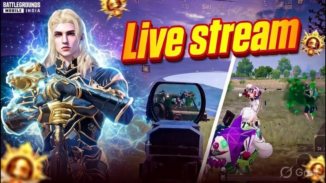 live bgmi stream today