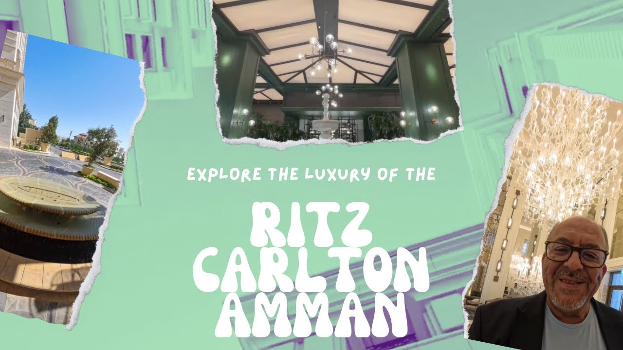 Experience LUXURY at Ritz Carlton Amman Hotel | تجربة الفخامة في فندق ريتز كارلتون عمان الأردن