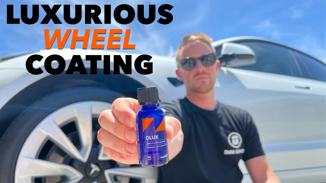 Slick Wheel Coating | CarPro DLUX Topped With CarPro Gliss