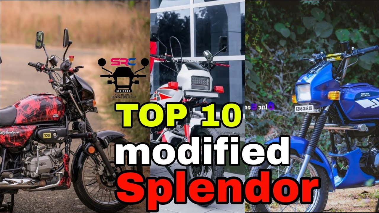 Splendor modified Malayalam TOP10 MODIFIED SPLENDOR 🏍️ഇത് നിങ്ങൾക്ക് ഉപകാരപ്പെടുംhow to modified