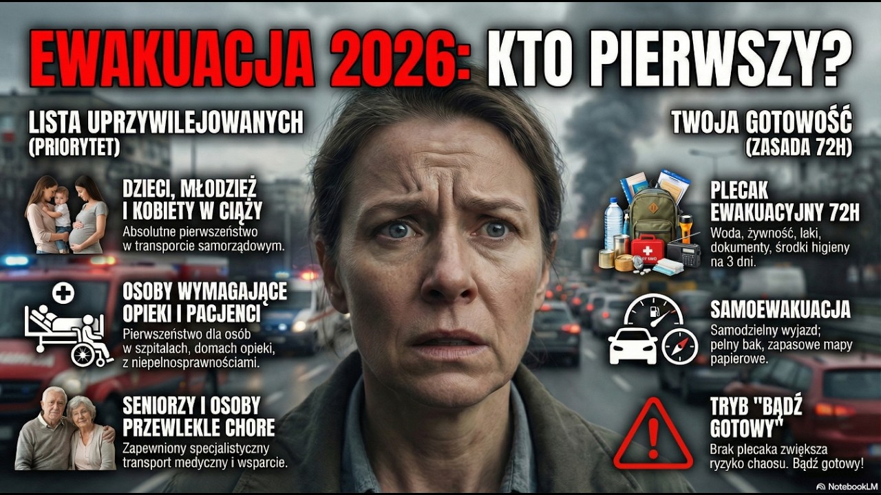 Narodowy Plan Ewakuacji Polski 🇵🇱🚨 Kto pierwszy opuści dom? (Oficjalne Wytyczne)