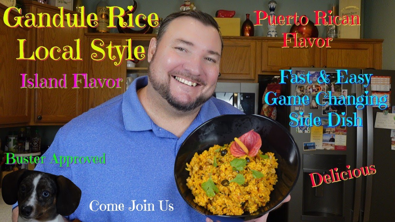 Local Style Gandule Rice, Instant Pot or Rice Cooker, Gandule Rice made easy,