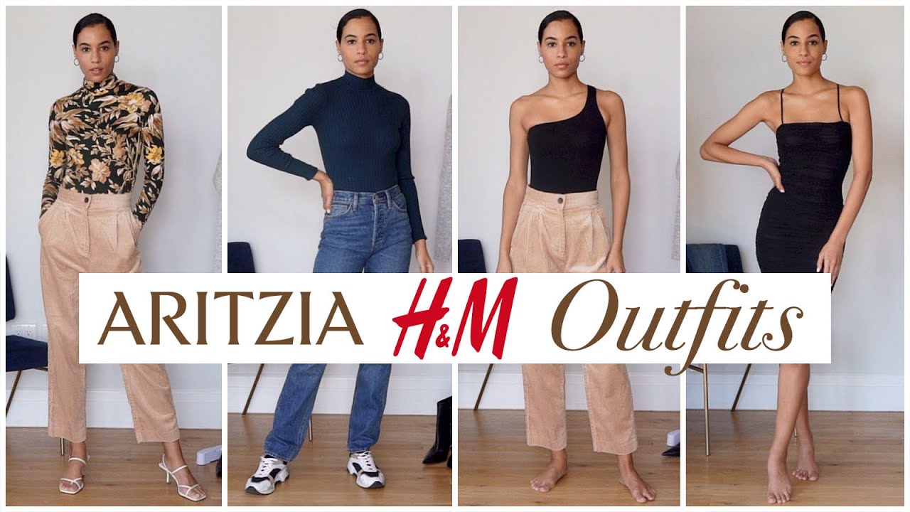 10 Aritzia & H&M Fall Outfits | Try-On haul Sharlene Radlein