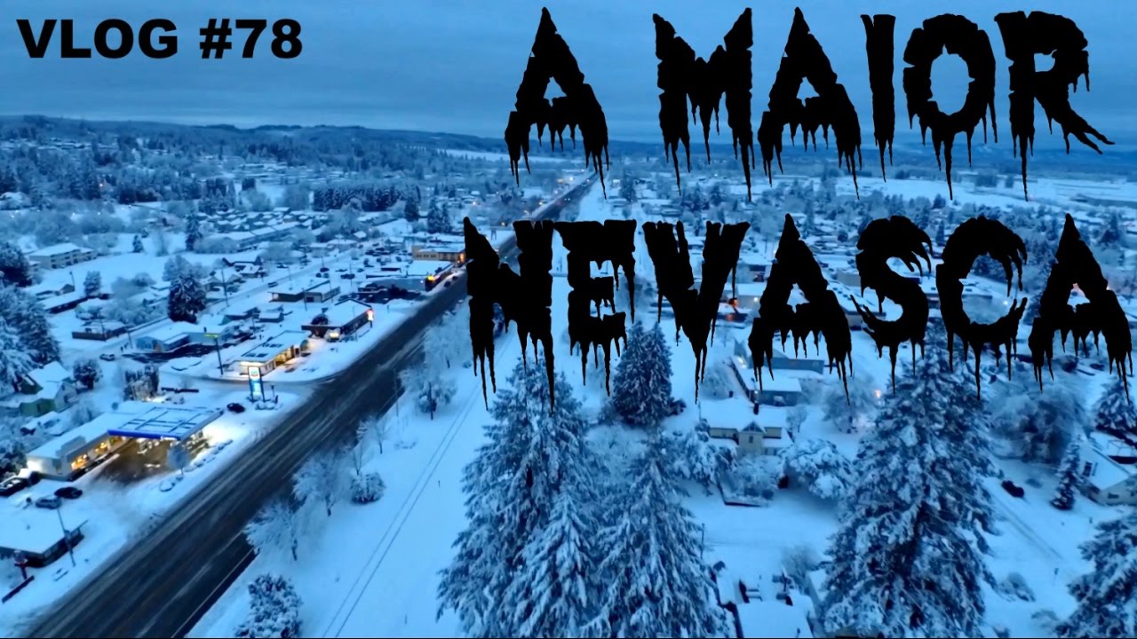 VLOG #78 - A MAIOR NEVASCA!!!