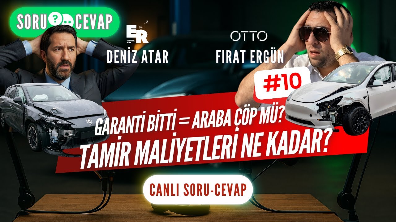 Garantisi Biten Elektrikli Araba Çöp mü? 🔋 Kazalı Araç Tamiri ve Bakım Maliyetleri!