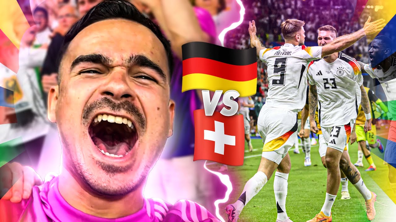OMG!! FÜLLE IN LETZTER SEKUNDE !! 😱🔥 SCHWEIZ vs DEUTSCHLAND - EM 2024 Stadionvlog