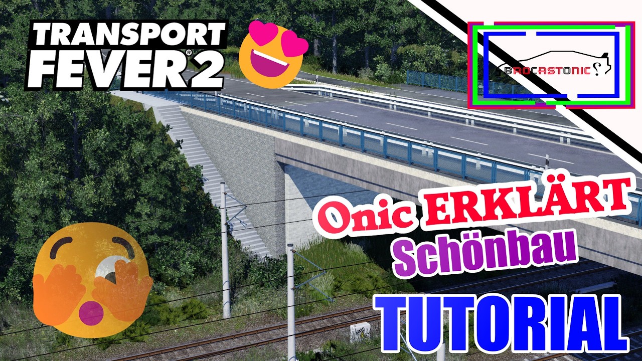 Brücken richtig gestalten! 🌉 | So wirst DU zum SCHÖNBAU PROFI in Transport Fever 2 \TUTORIAL/ #bco