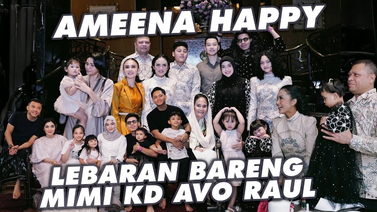 AMEENA MIMI KD AVO RAUL KUMPUL BARENG RAYAIN IDUL ADHA! BERSYUKUR ALHAMDULILLAH