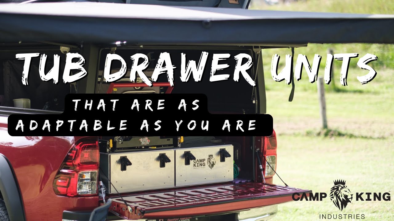 FULLY SEALED DRAWERS FOR YOUR TUB