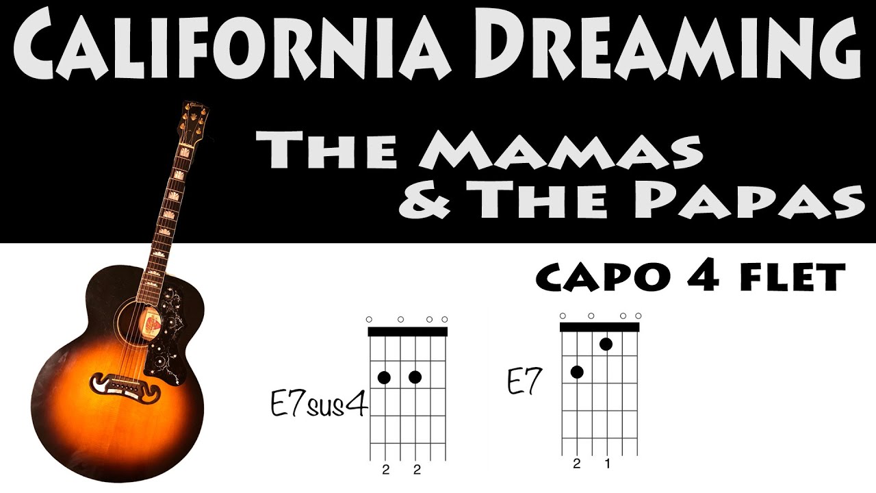 California Dreaming Guitar Tab The Mamas & The Papas
