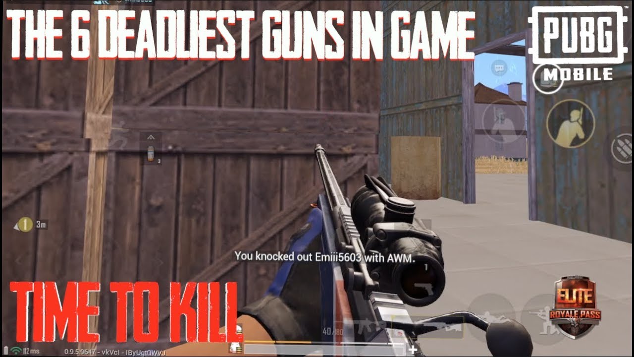 Deadliest Guns in PUBG MOBILE!