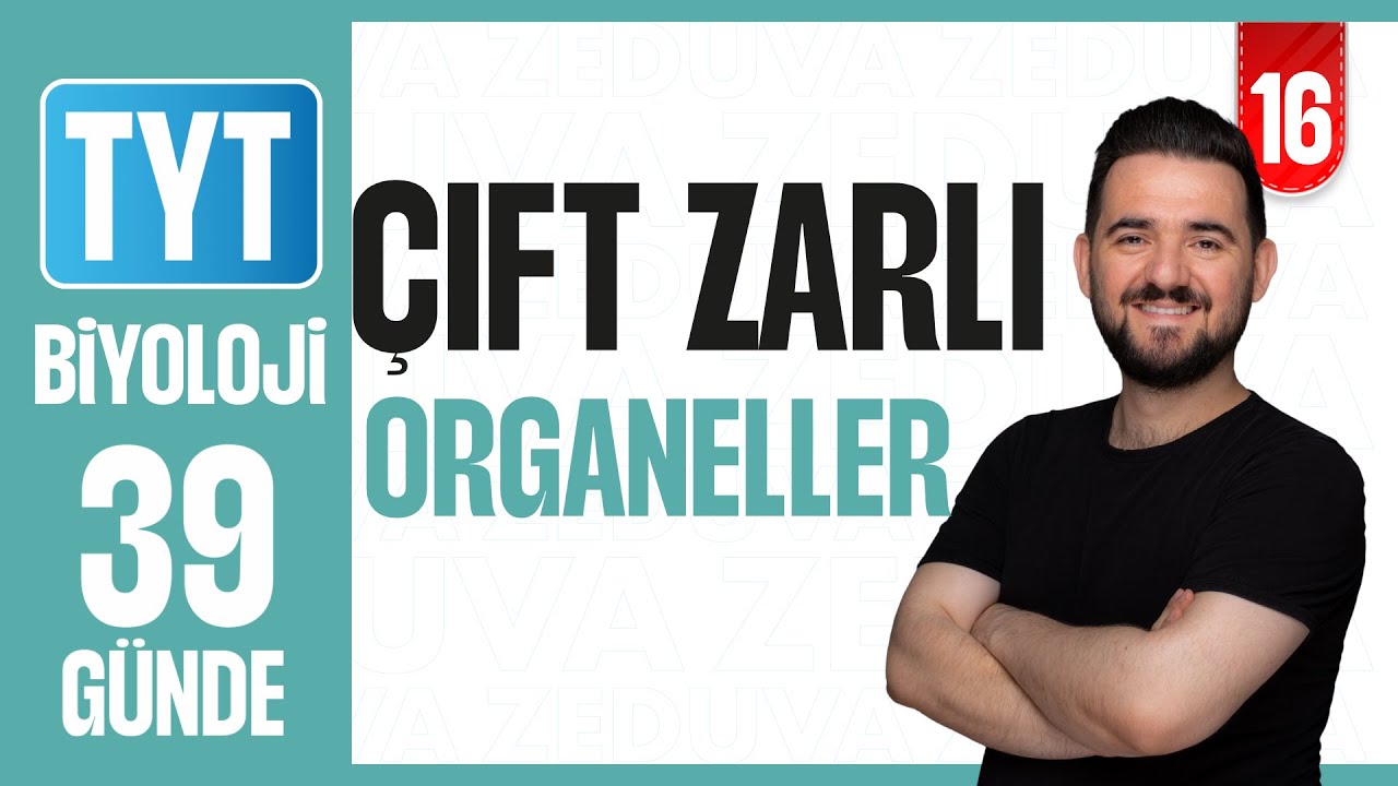 Çift Zarlı Organeller Konu Anlatımı | 39 GÜNDE AYRINTILI TYT BİYOLOJİ KAMPI 2026-27 | 16