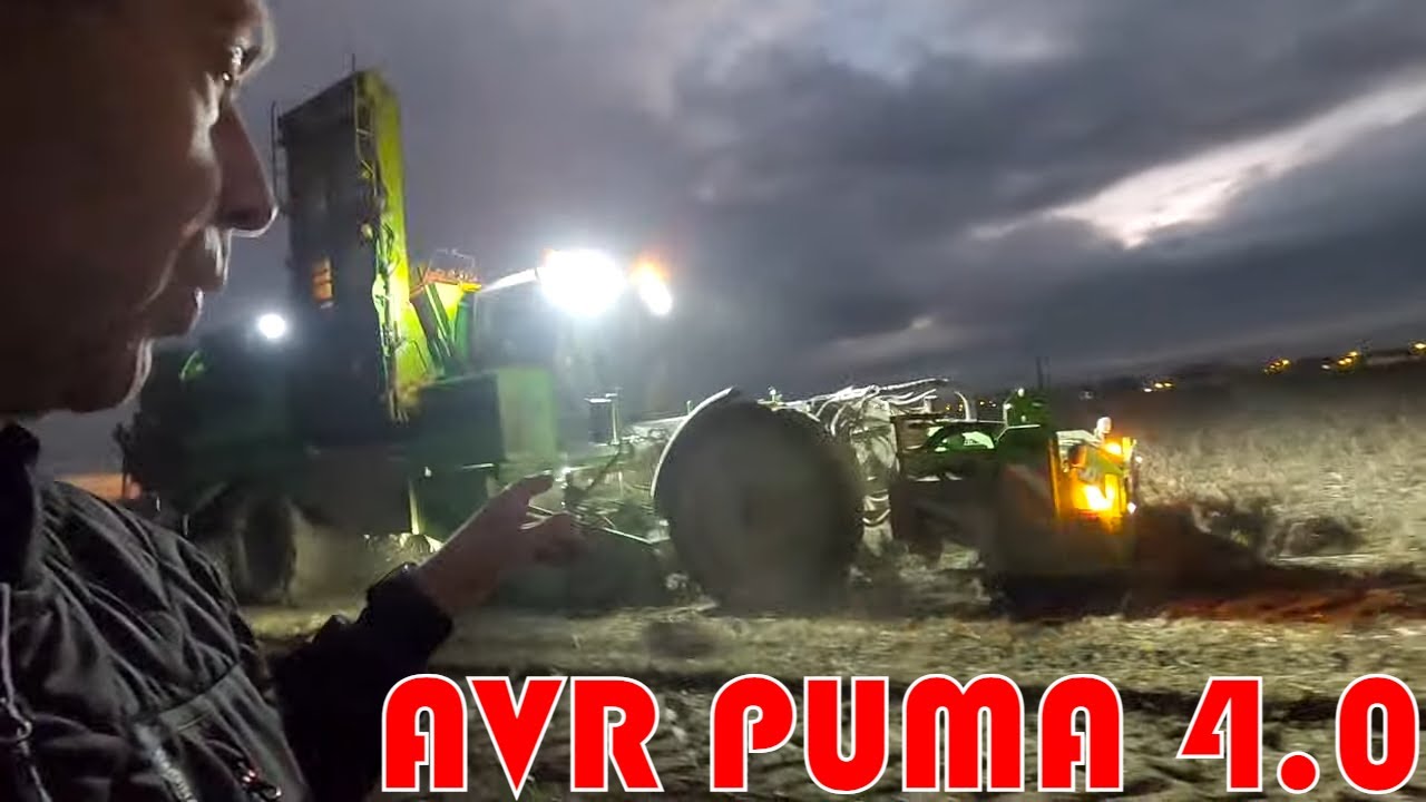 Essai deux AVR Puma🚜 4.0 en terre collante  🌦