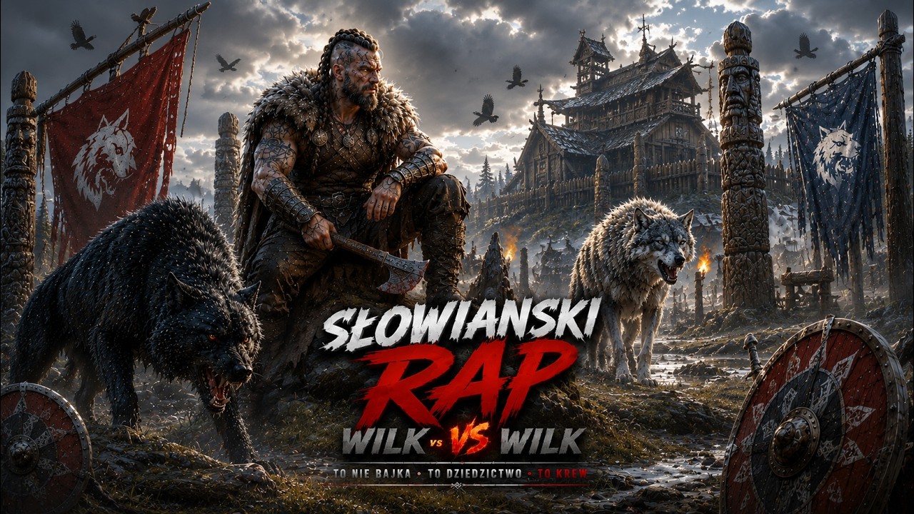 ⚔️ Słowiański Rap 2026 | Władcy P&oacute;łnocy 🐺 Dark Slavic Rap Mix | Epic Wolf Warrior Music