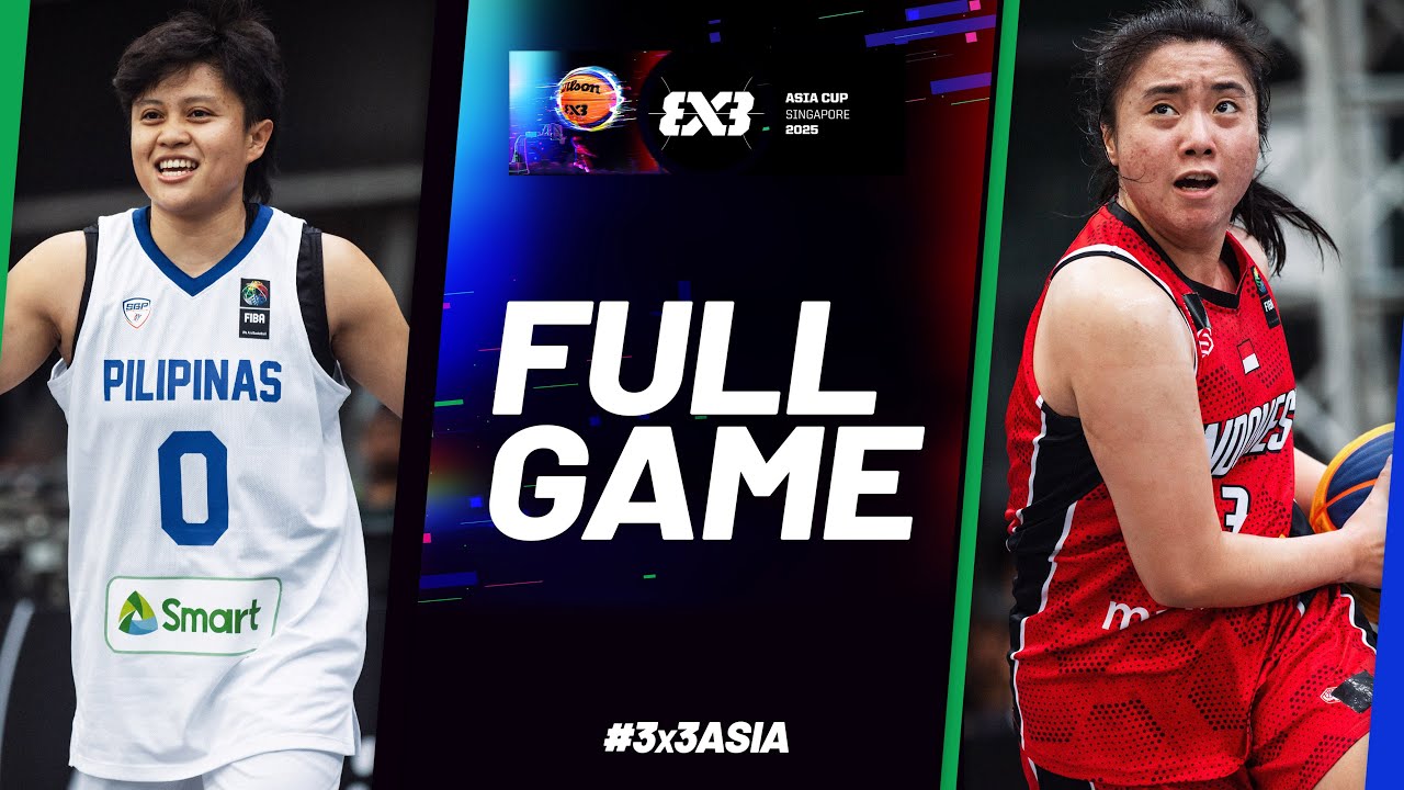 Philippines 🇵🇭 vs Indonesia 🇮🇩 | Women Full Game | FIBA 3x3 Asia Cup 2025 | #3x3Basketball