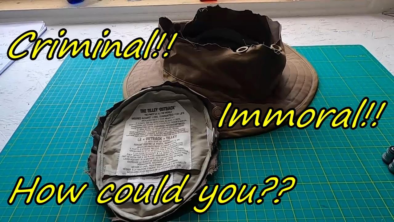 Что за фигня? Гарантия Tilley Hat — правда (усадка, повреждение, разрушение)