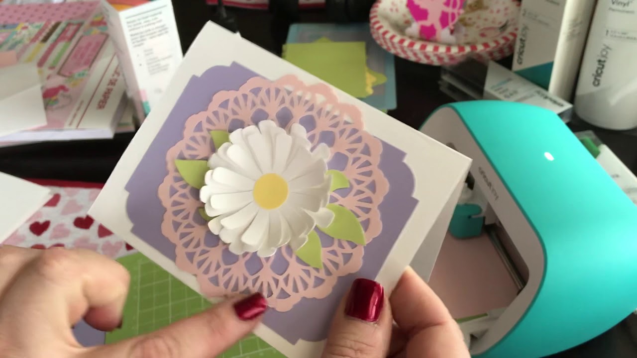 Use your own paper to make cards with the Cricut Joy