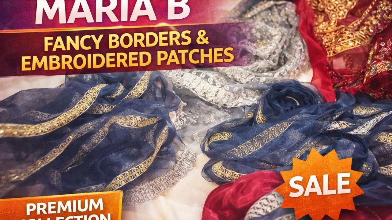 Maria B Fancy Patchwork Collection | Elegant Designs
