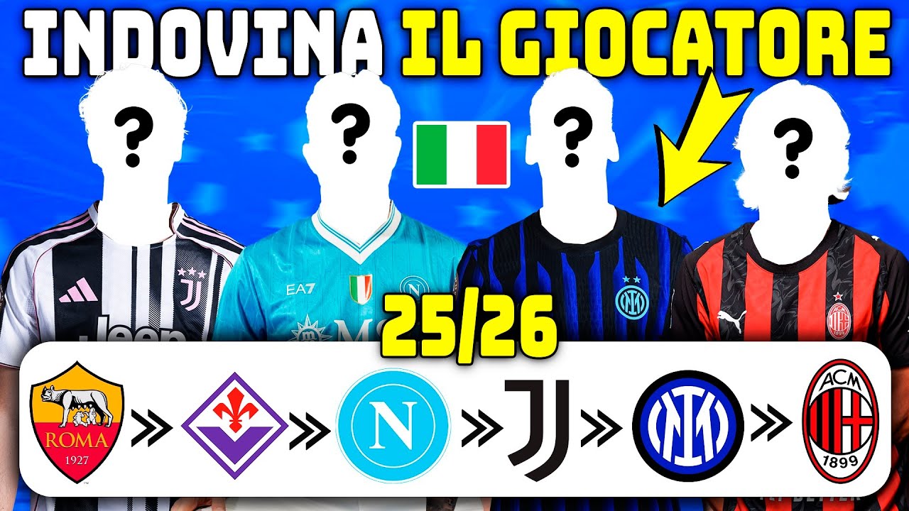 Indovina i CALCIATORI di calcio dagli ultimi TRASFERIMENTI | 2025/2026 | Quiz di CALCIO (NUOVO)