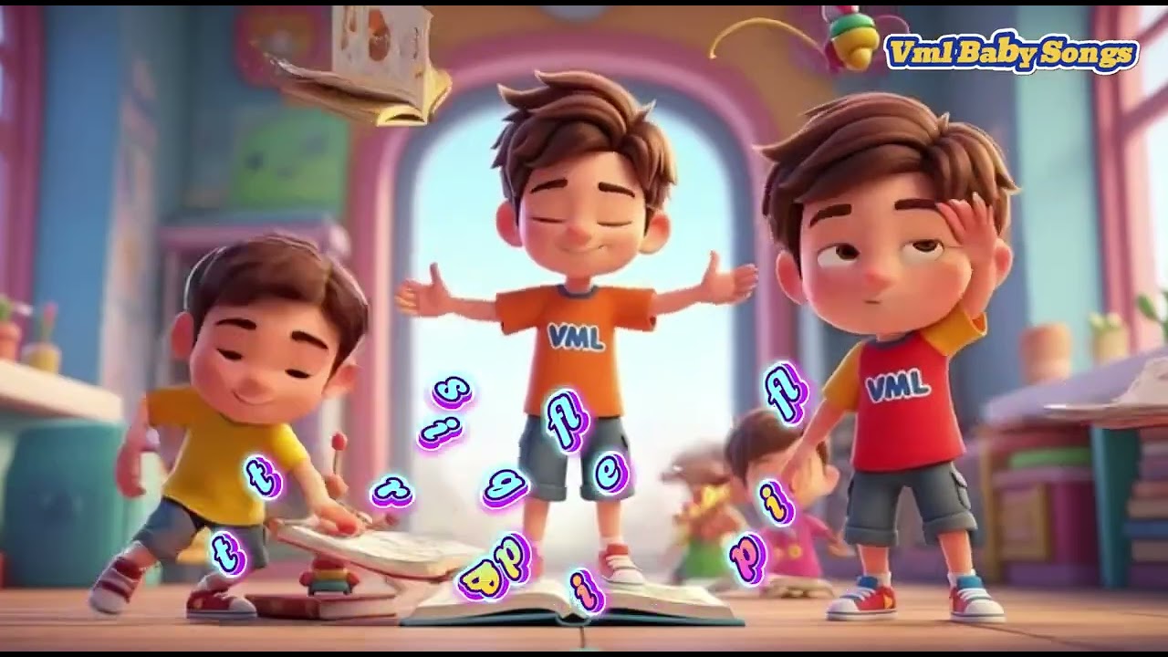 Sunny Smiles All Around ☀️ Happy Kids Song | Fun Learning Music for Children | VML Baby Songs
