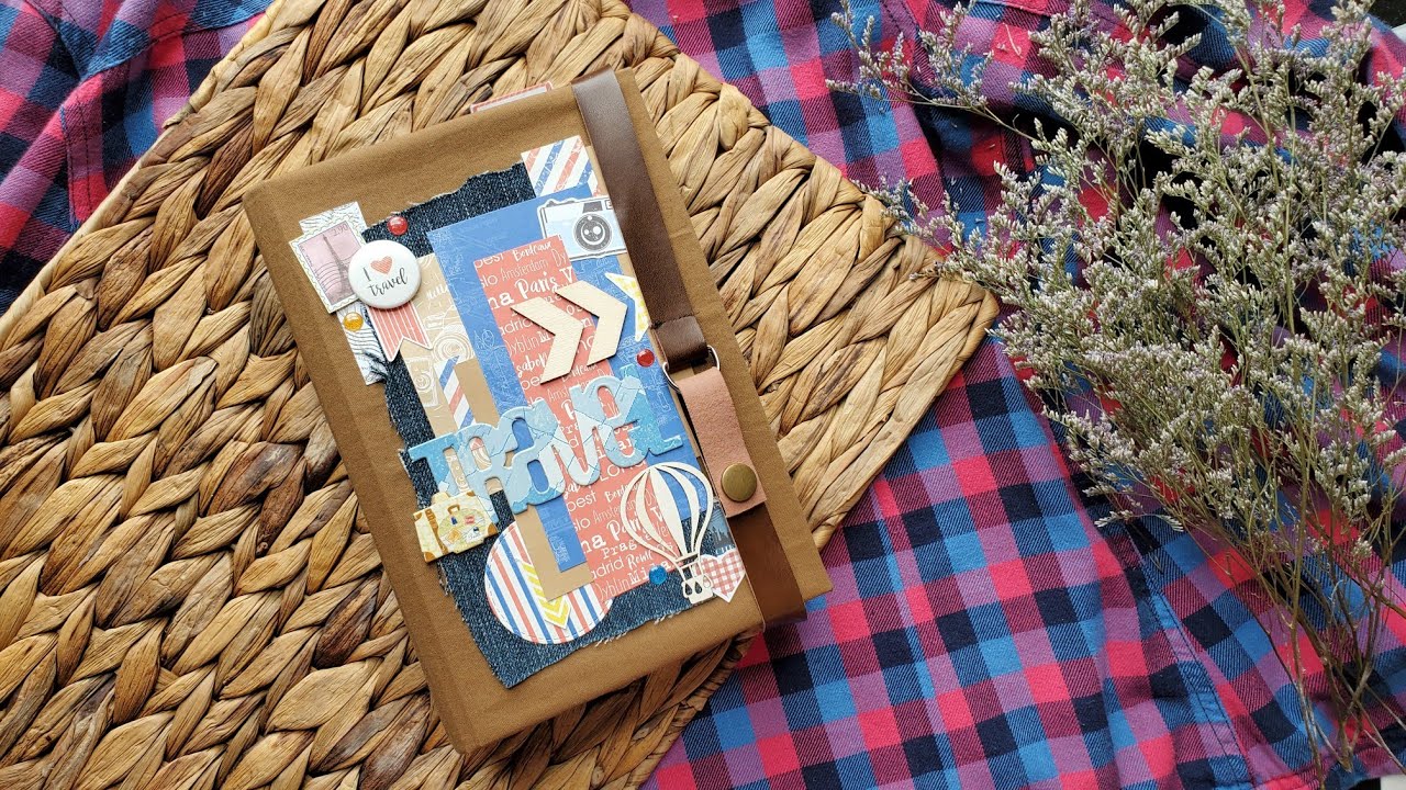 Travel mini album walk-through with photos/Travel in Europe/Fabrika Decoru 