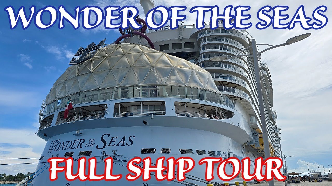 Royal Caribbean's Wonder Of The Seas! Full Ship Tour With Information! 