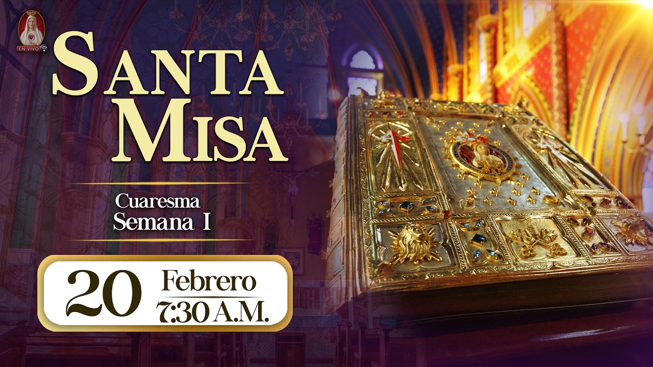 Santa Misa en Caballeros de la Virgen, 20 de febrero de 2026⚜️ 7:30 a.m
