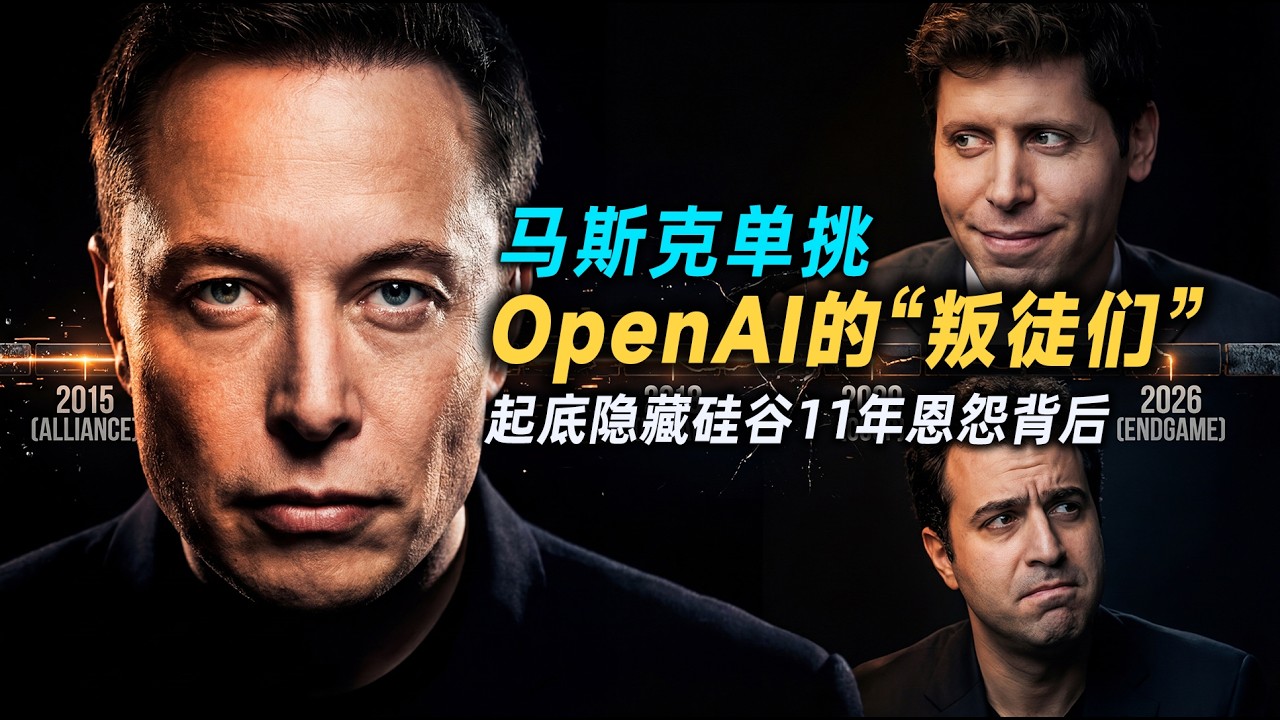 矽谷最貴背叛！起底馬斯克、Altman與阿莫代，11年AI權謀局背後的3800億泡沫
