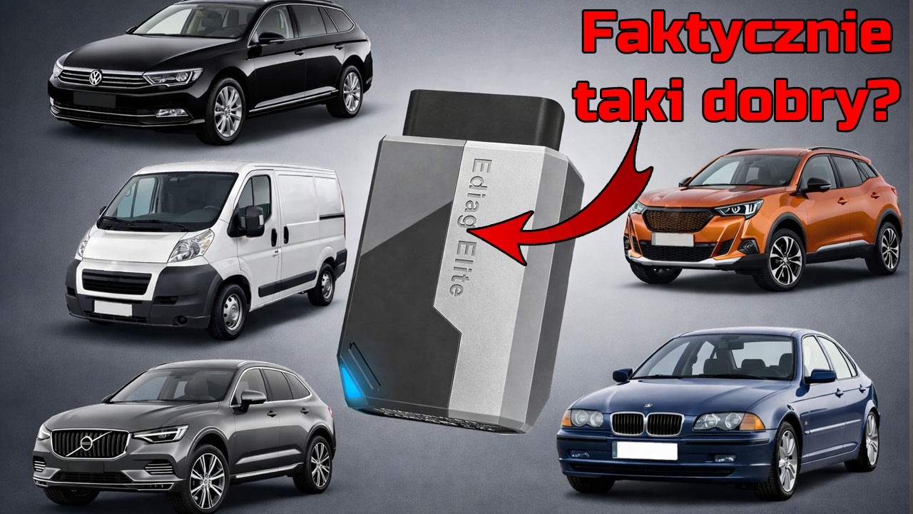 Tester Diagnostyczny OBD2 CAN-FD Kingbolen EDIAG ELITE - Dożywotnie Aktualizacje! TEST