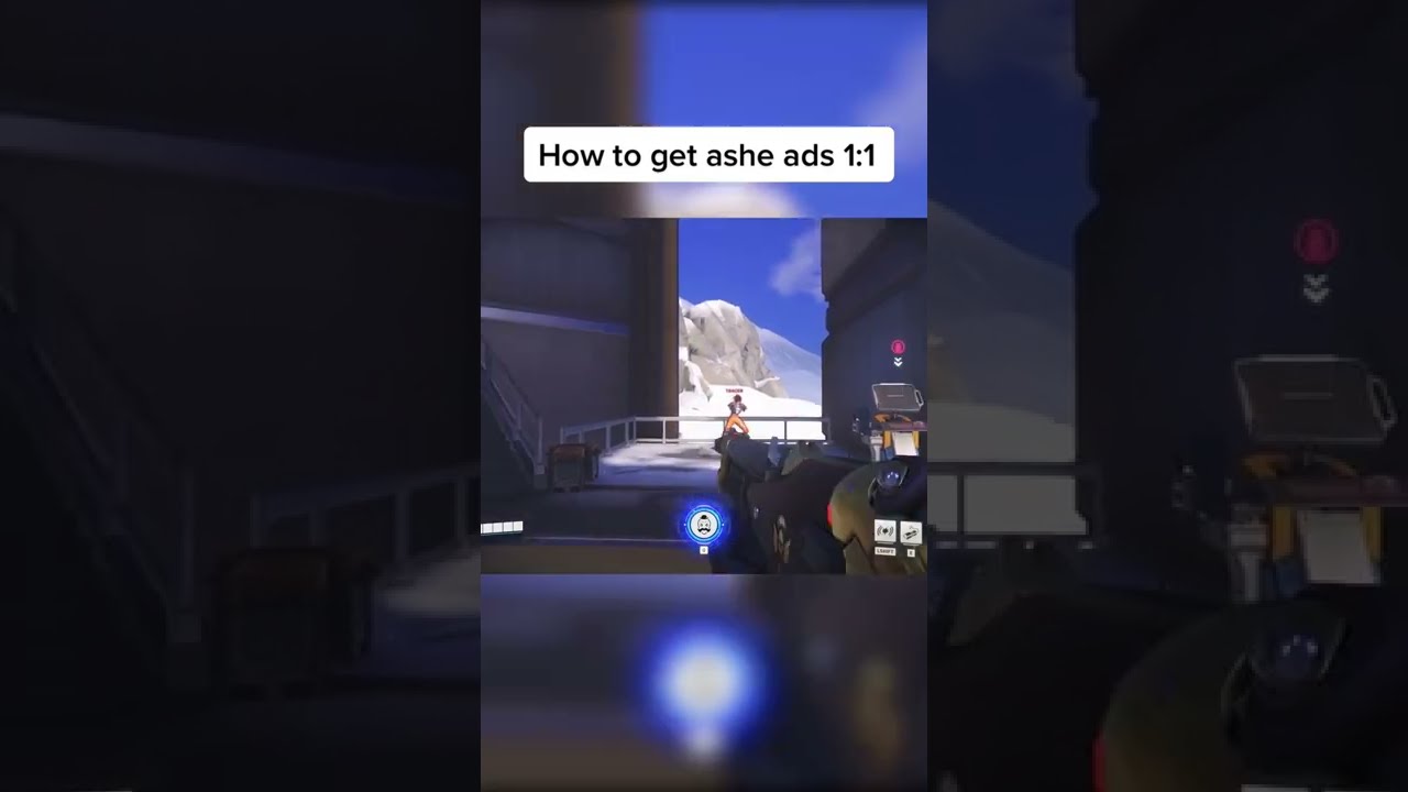 HOW TO GET A 1:1 ADS SENS ON ASHE #shorts