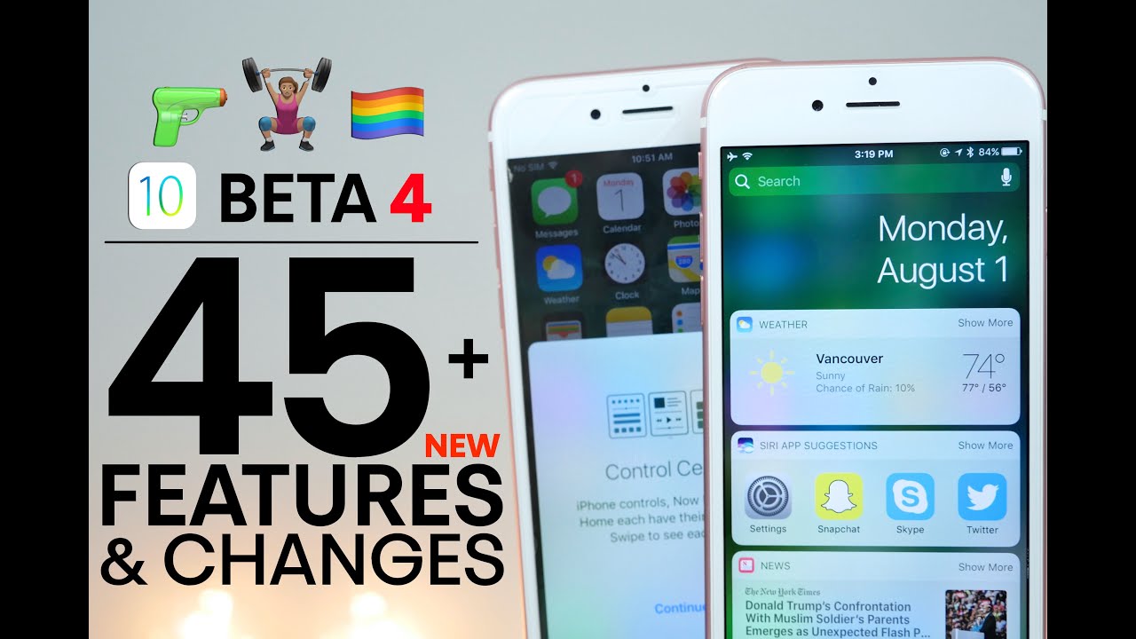 iOS 10 Beta 4 - 45+ New Features & Changes Review!