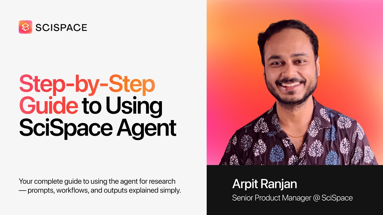 Getting Started with SciSpace Agent: A Complete Step-by-Step Walkthrough