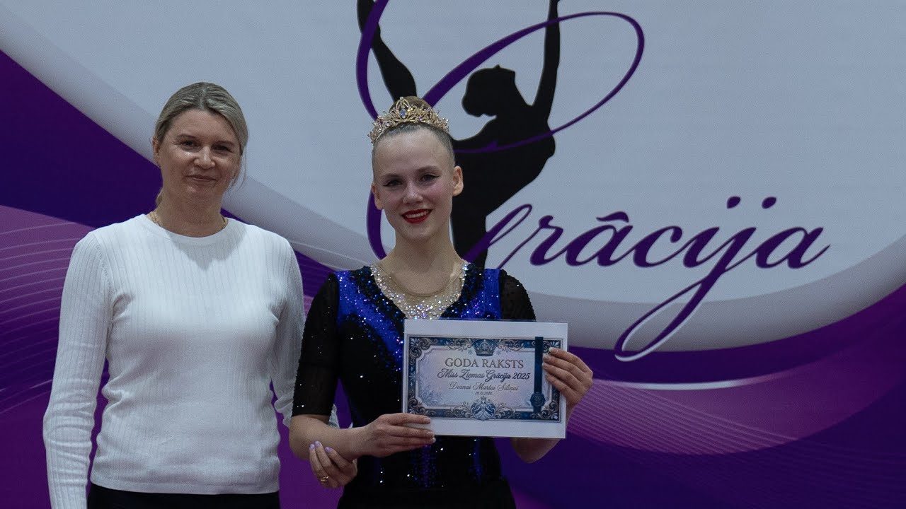 Diānas Martas Siliņas priekšnesums pabeidzot savu sporta karjeru