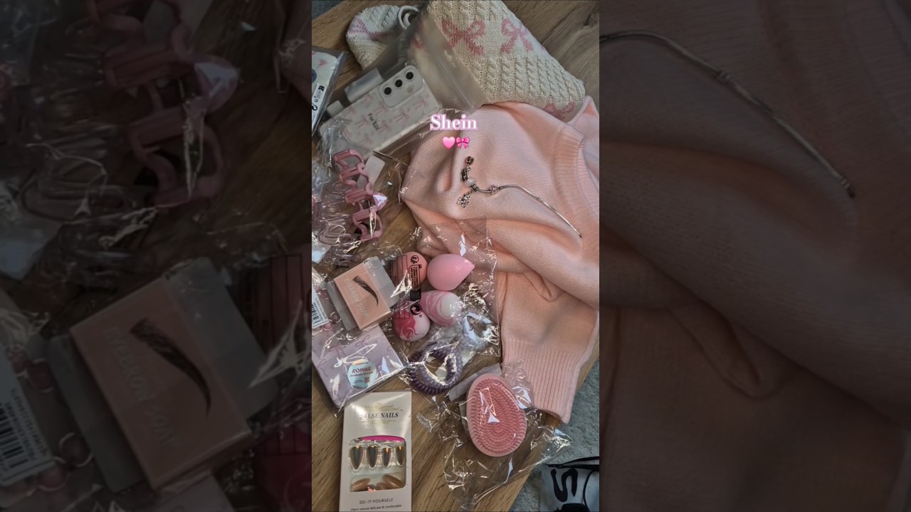 GIRLY SHEIN ACCESSOIRES HAUL 2025/all things in pink 🩷#shorts #sheinhaul #accessories #thisgirl