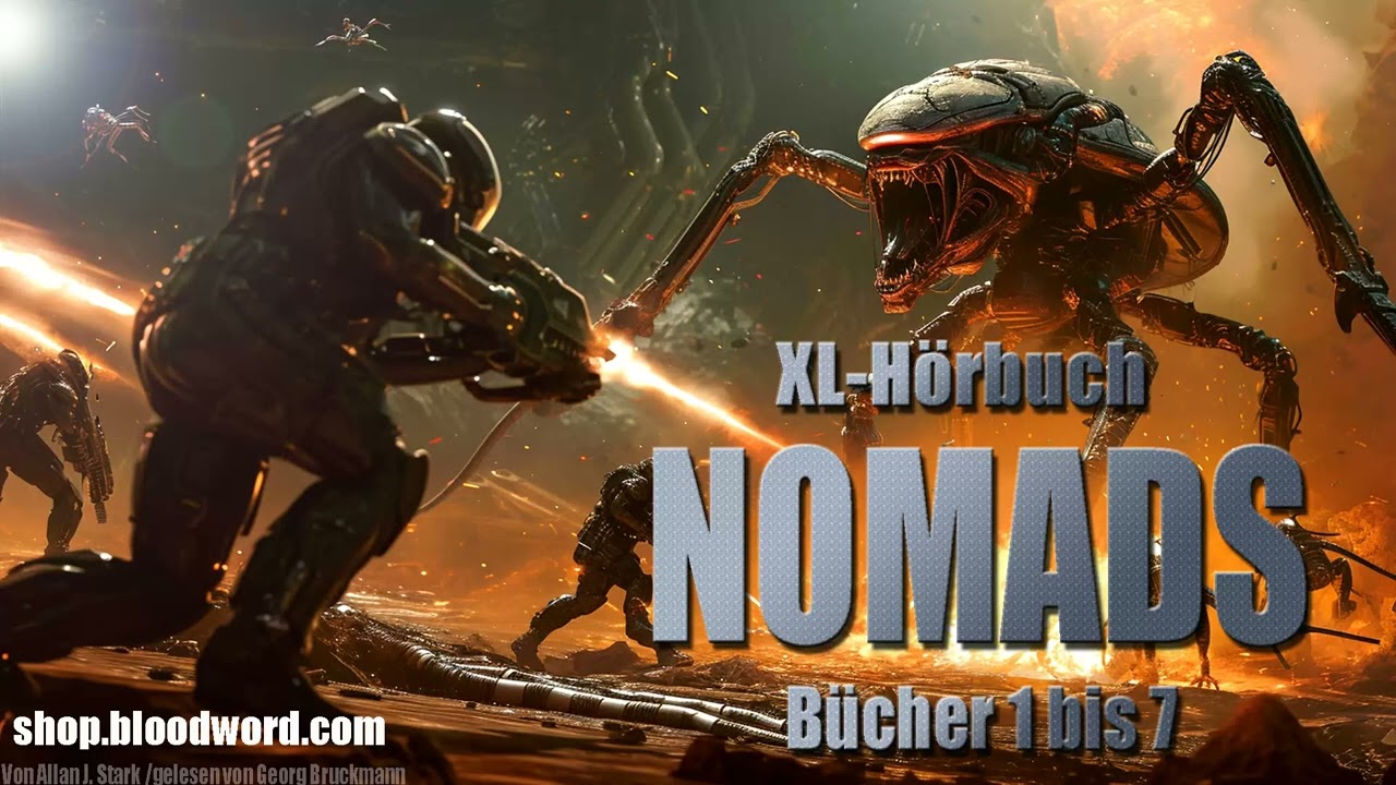 👽🚀 NOMADS 1 bis 7 - Spannende Science Fiction! [ HÖRBUCH MEGACUT ] 👽🚀