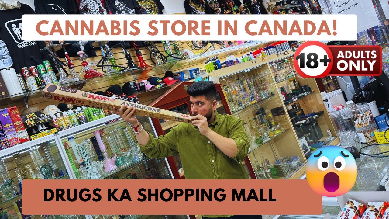 CANNABIS STORE TOUR IN CANADA!😨🇨🇦 *Ganje ki dukkan* 🇨🇦🍀 #piyushgera #india #canada