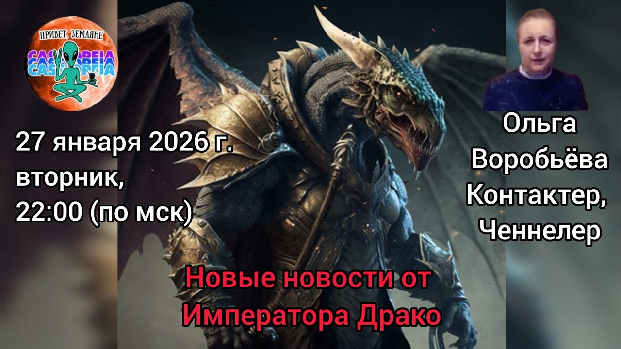 Контактёр, ченнелер Ольга Воробьёва. Тема: 
