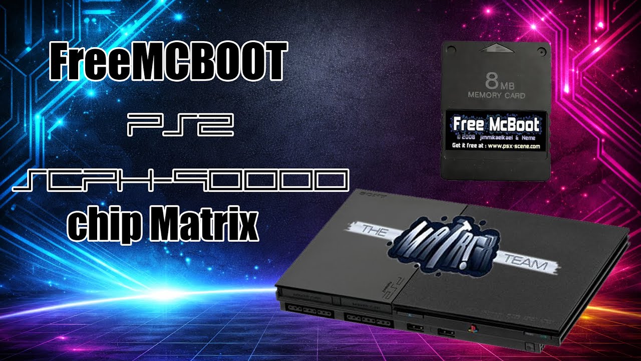 🔓 FreeMCBOOT en PS2 SCPH-90000 usando chip Matrix