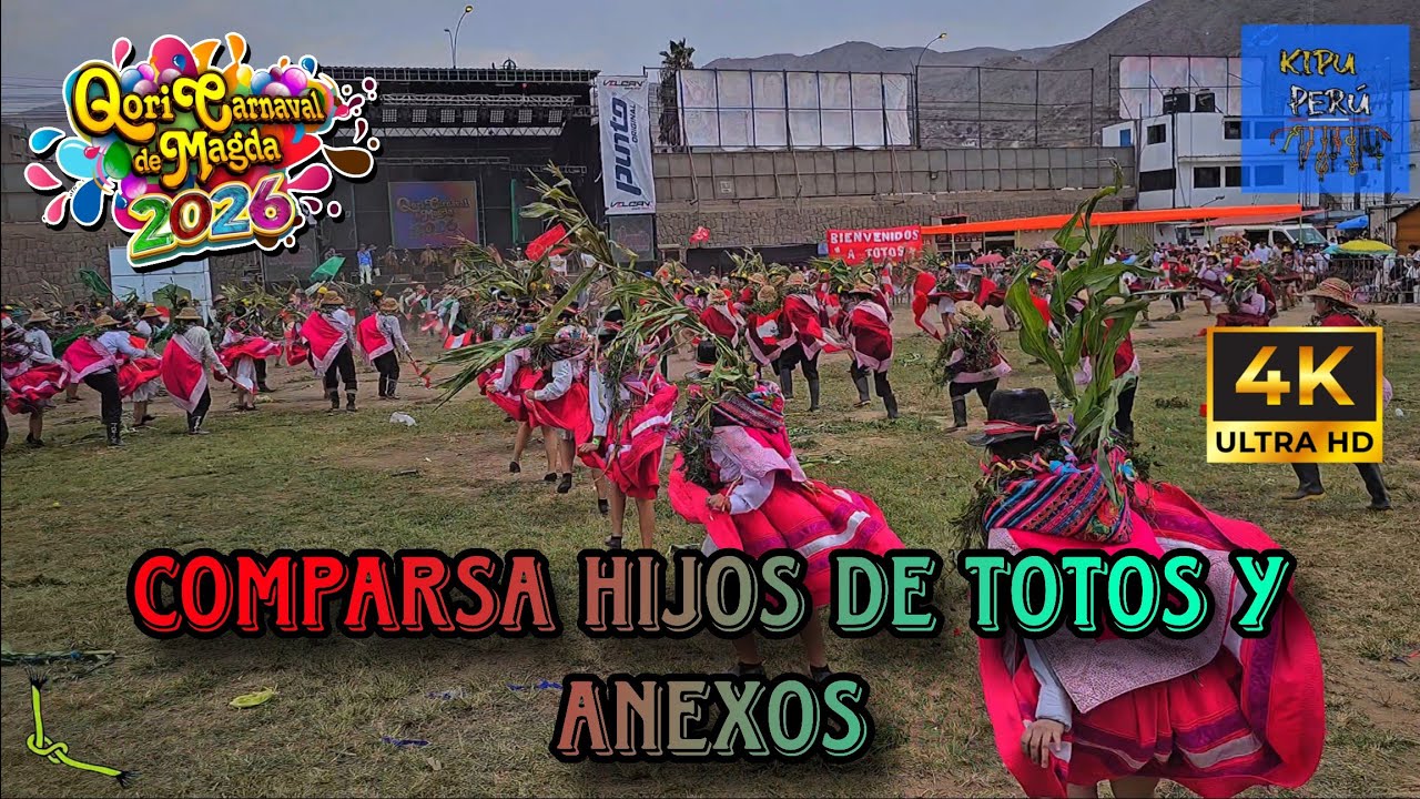 Comparsa Hijos de Totos y Anexos / Cangallo / Ayacucho ( Qori Carnaval de Magda 2026 )