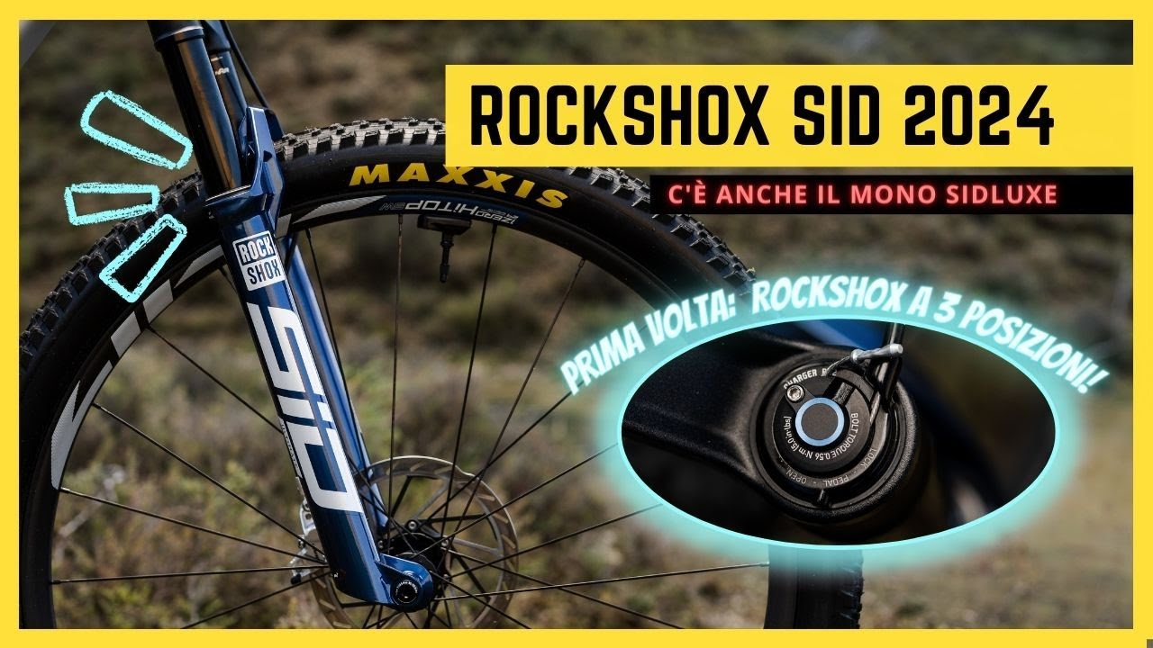 NUOVA ROCK SHOX SID E SIDLUXE: TRE POSIZIONI E... FINALMENTE UNA NUOVA RACE DAY