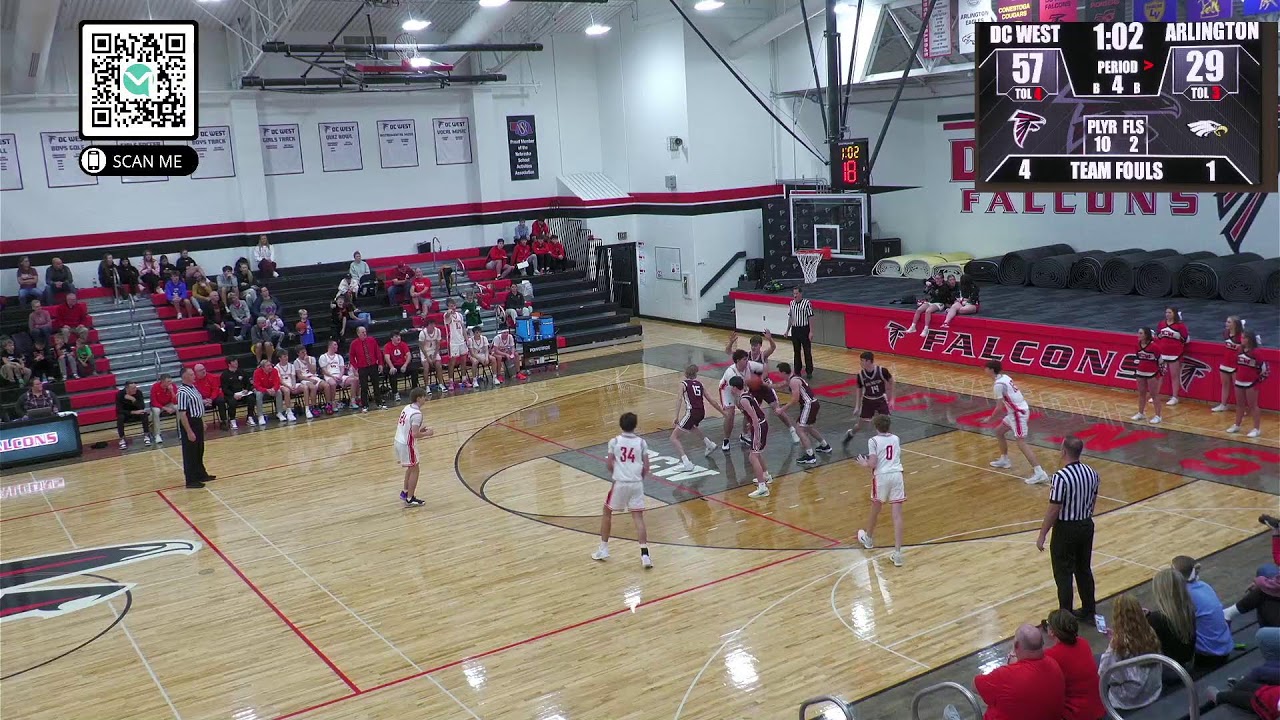 DC West Varsity Basketball vs Arlington 12-16-25