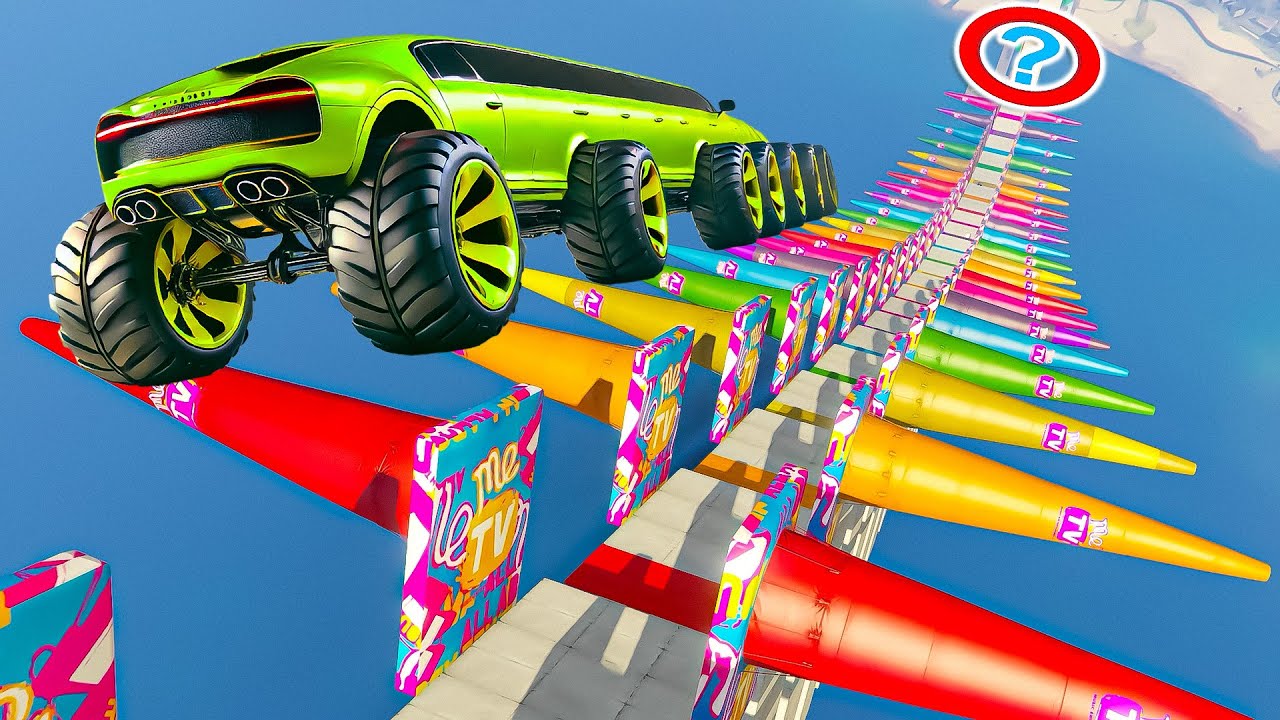 MEGA RAMPA RANDOM ULTRA GIGANTE !!! 🐷GARE🐷 GTA 5 ONLINE