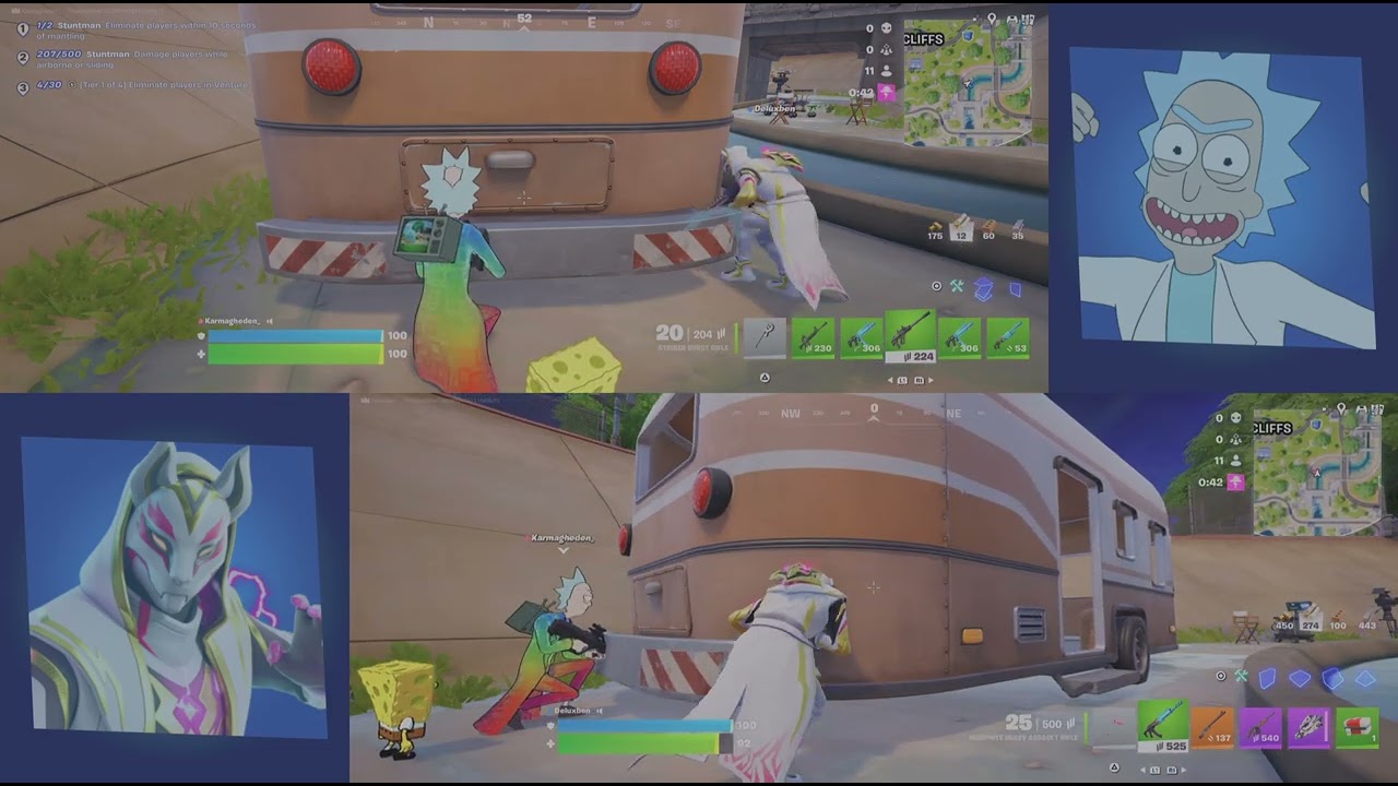 Fortnite Reload Win (C7S1) Won thanks to those revives!