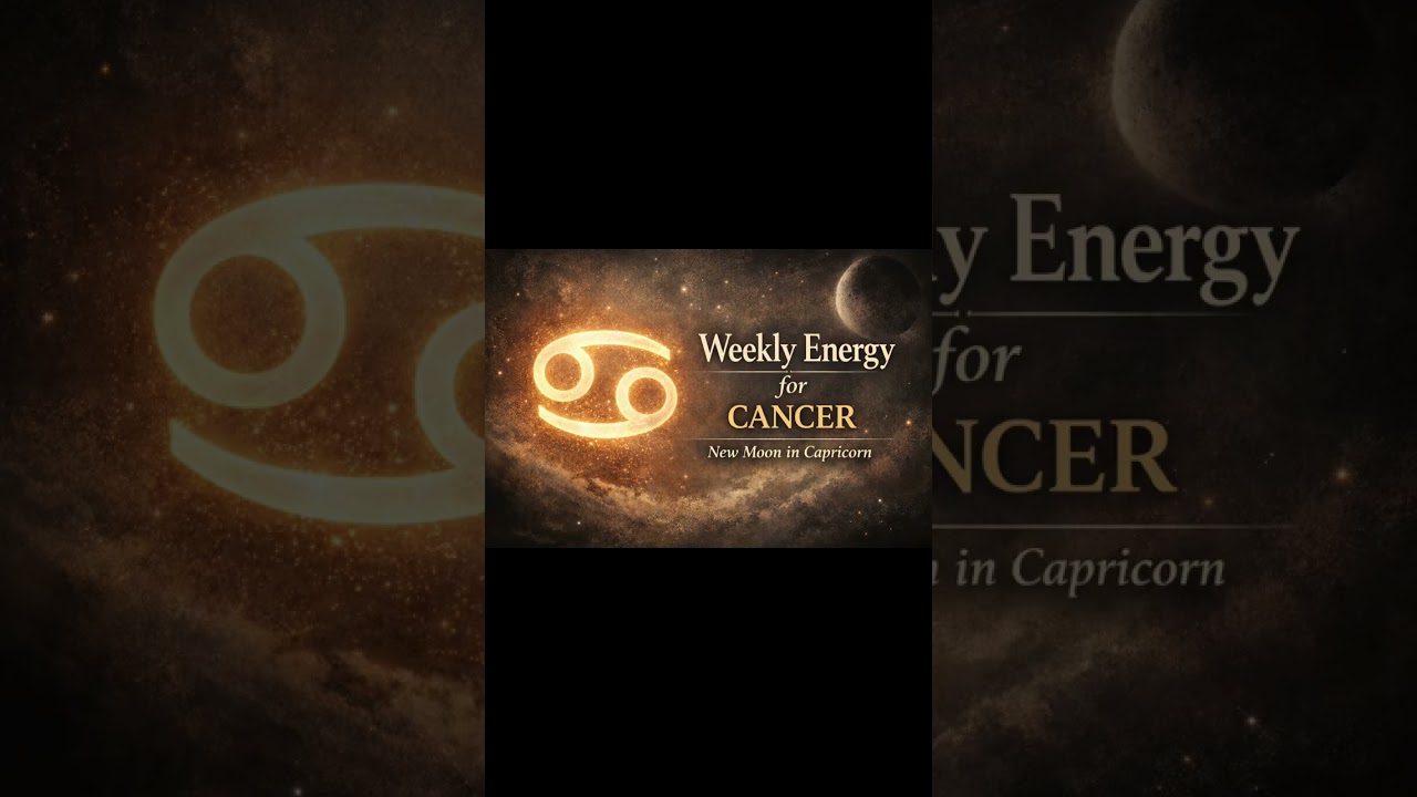 Weekly Energy for Cancer, New Moon and Capricorn ￼